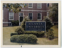 Entrance of Atlanta University, circa 1977