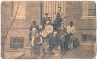Students at Knowles Hall, January 10, 1893