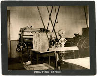 South Hall, Printing Office, circa 1915