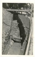 Sewer and Water Line, circa 1937