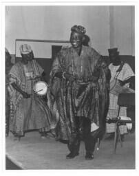 Man Dancing to Drums, circa 1972