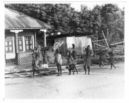 Children Carrying Wood, circa 1972