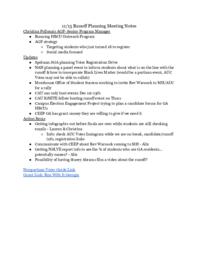 Runoff Planning Meeting Notes, November 25, 2020