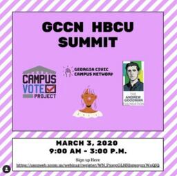 GCCN HBCU Summit, March 3, 2020