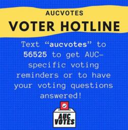 AUCVOTES Voter Hotline, October 12, 2020