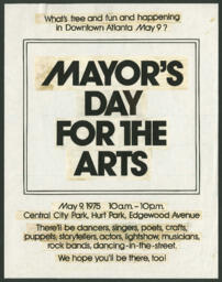 "Mayor's Day for the Arts", May 9, 1975