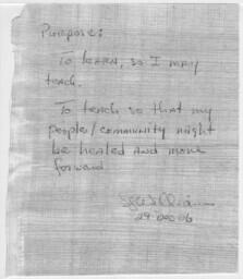 Notes on Papyrus, circa 1995