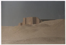 Building Surrounded by Sand,  July 14, 2001