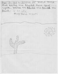 Children's Thank You Note, March 20, 1989