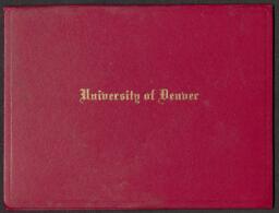 University of Denver Doctorate of Education, August 16, 1963