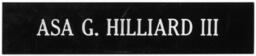 Dr. Hilliard's Nametag, circa 1995