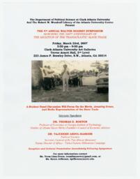 The 4th Annual Walter Rodney Symposium, March 23, 2007