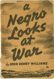 "A Negro Looks at War", January 1940