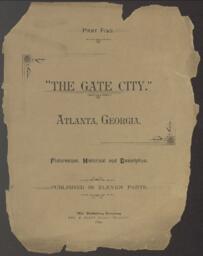 "The Gate City", Atlanta, Georgia, 1890