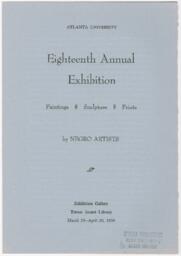 18th Atlanta Annual Art Exhibition Register, 1959