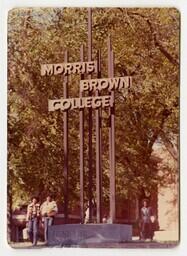 Campus Entrance Marker, circa 1980