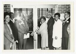 Learning Resource Center- Ribbon Cutting, 1983