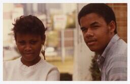 Robert Butts with Unidentified Student, 1985