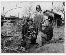 Youths in a Slum Area, circa 1960