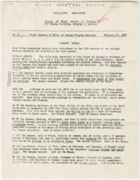 League of Women Voters of Georgia Legislative Newsletter, No. 6, February 27, 1956