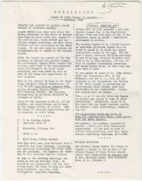 League of Women Voters of Atlanta Newsletter, February 1959