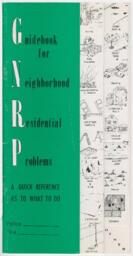 "Guidebook for Neighborhood Residential Problems", circa 1975