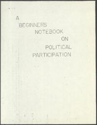 "A Beginners Notebook on Political Participation", March 1976