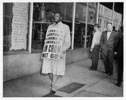 A Man Protesting, circa 1965