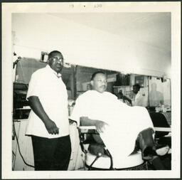 Martin Luther King Jr. and Barber, circa 1960