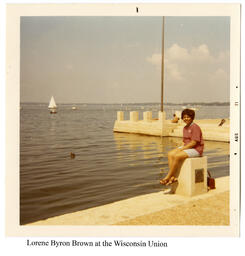 Lorene Byron Brown at the Wisconsin Union, August 1971