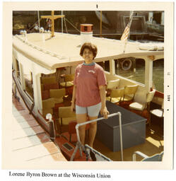 Lorene Byron Brown at the Wisconsin Union, August 1971