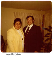 Mrs. And Dr. Krikelas, 1974