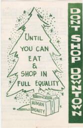 "Don't Shop Downtown", circa 1961