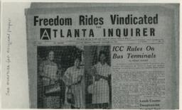 "Freedom Rides Vindicated, ICC Rules on Bus Terminals", September 30, 1961