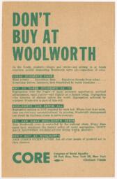 "Don't Buy At Woolworth", circa 1960