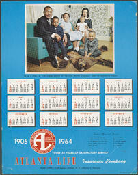 Atlanta Life Calendar, 1964