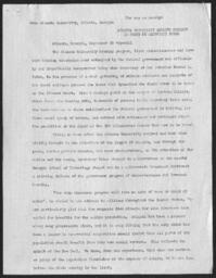 Atlanta University Housing Project Notice, November 8, 1933