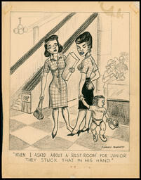 "Restroom for Junior", circa 1962