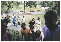 People Walking Into Church, 2007