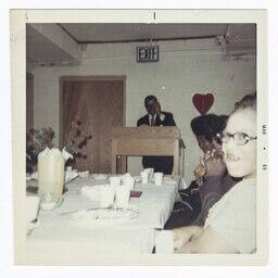 Man Behind Podium, circa 1969