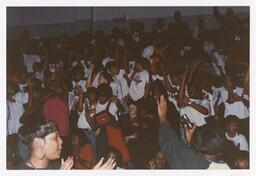 A Step Team  Mu Phi Mu  Sit at a Homecoming Step Show, 1992