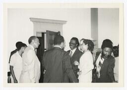 A Group of Men and Women at an Unidentified Event, circa 1975