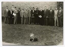 A Group Portrait of Rayford Logan, President Brawley, Mary Mcleod-Bethune, and Others, circa 1960