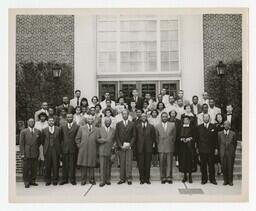 A Group Portrait of James P. Brawley, Anna E. Hall and Others, circa 1960