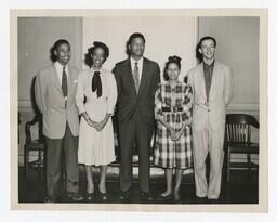 A Portrait of Unidentified Men and Women, circa 1955