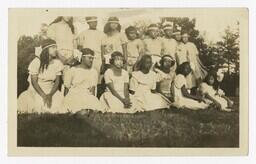 A Group Portrait of Unidentified Young Women, circa 1920