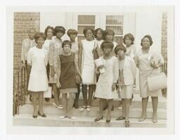 A Group Portrait of Unidentified Young Women, circa 1965