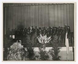 A Choir at the 75th Anniversary Band Concert, 1944