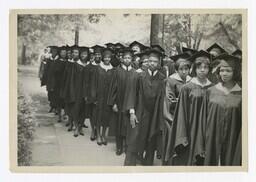 A Procession of Graduates at Commencement, 1966