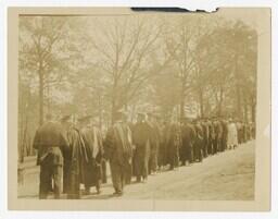 A Procession of Graduates at Commencement, circa 1935